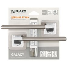 Ручка дверная межкомнатная Fuaro GALAXY XM HD SN CP-3 матовый никель хром