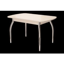 МЛК Стол обеденный Бостон-2 Шоколад глянец 1100*700ов. (опора триумф) ID - 304345