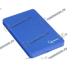 Контейнер Gembird "EE2-U2S-40P-B" для 2.5" SATA HDD, синий (USB2.0) [133876]
