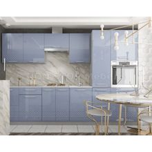 Кухня Капля угловая с пеналом 1650х2850 (модульная)