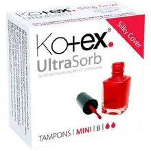 Котекс Ultrasorb Мини 8 тампонов в пачке