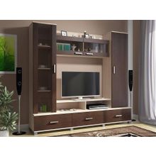 Стиль Гостиная Соло-8, Венге   Дуб молочный