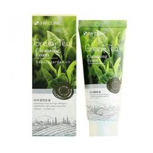 Пенка для умывания с экстрактом зеленого чая 3W Clinic Green Tea Foam Cleansing 100мл