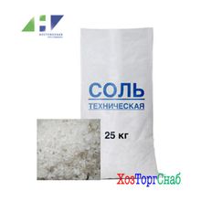 Антигололедное средство соль техническая   25 кг