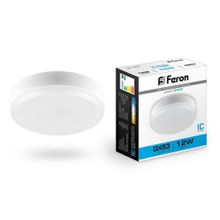 Feron Лампа светодиодная Feron GX53 12W 6400K Таблетка Матовая LB-45325868 ID - 235094