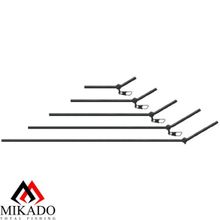 Трубка - антизакручиватель Mikado с карабином 25 см.  ( 10 шт.)