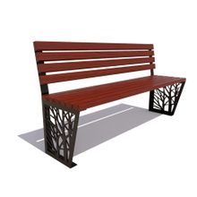 Скамейка садовая «РОЩА» без подлокотников (1,8м)