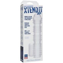 Doc Johnson Насадка-удлинитель Xtend It Kit Ribbed - 20,6 см.