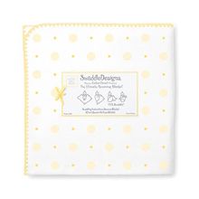 SwaddleDesigns Pastel Big Dot Little Dot желтая