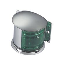 Foresti & Suardi Бортовой огонь зеленый Foresti & Suardi 19V.C Sv 8,5 - 8 12 В 10 Вт 62 x 72 мм хромированный