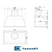 Встраиваемая вытяжка Smeg KSEG5XSA