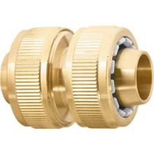 Муфта ремонтная для шланга, 3 4", латунная Palisad 66541