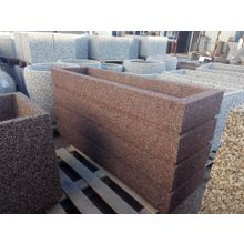 Бетонный вазон БАР 120 (Мрамор шахматка)