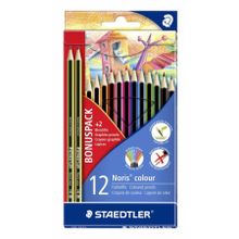 Набор цветных карандашей WOPEX, 12 цветов, плюс 2 черно-графических карандаша 180 30-HB