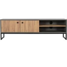 Алмаз. Любимый дом Лофт Тумба ТВ (Дуб Вотан Оникс Серый)