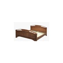 Кровать Альфа-Люкс-Ф, 2 спинки (Размер кровати: 140Х190 200, Цвет: орех, береза, Модификация: Филенчатый)