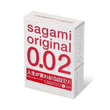 Ультратонкие презервативы Sagami Original 0.02 3шт