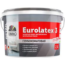 Dufa Retail Eurolatex 3 2.5 л белая