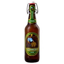 Пиво Штаммгаст Лагер, 0.500 л., 5.0%, фильтрованное, светлое, стеклянная бутылка, 20