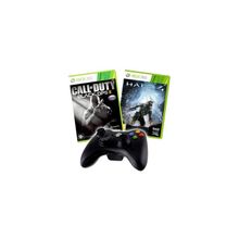Microsoft Xbox 360 Wireless Controller + Call of Duty: Black Ops 2 (на русском языке) + Halo 4 (на русском языке)