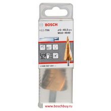 Bosch Ступенчатое сверло HSS-TIN 6-40 мм (2608587434 , 2.608.587.434)