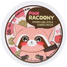 Secret Key Pink Racoony Hydrogel Eye & Cheek Patch 60 патчей в банке