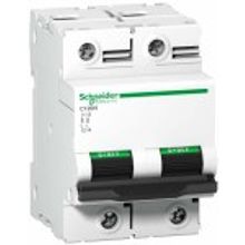 Выключатель автоматический двухполюсный C120N 80А C 10кА | код. A9N18361 | Schneider Electric