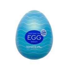 Мастурбатор-яйцо с охлаждающей смазкой EGG Wavy Cool (67998)