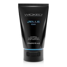 Анальный охлаждающий лубрикант на водной основе Wicked Jelle Chill 120мл