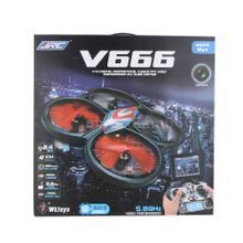 Радиоуправляемый коптер WLToys V666N FPV Camera UFO Barometer Sensor 2.4G - V666N