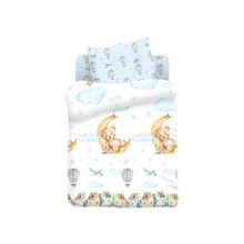 ПМ: Текстильмаркет КПБ детск. поплин "Juno" (40х60) Лунный мишка