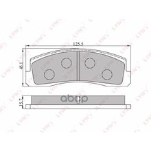 Колодки Тормозные Дисковые LYNXauto арт. BD4602