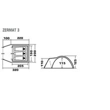 Палатка Trek Planet Zermat 3 (70193)