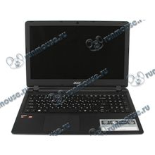 Ноутбук Acer "Aspire ES1-523-89VM" NX.GKYER.005 (A8-7410-2.20ГГц, 4ГБ, 500ГБ, R5, LAN, WiFi, BT, WebCam, 15.6" 1366x768, W10 H), черный [141146]