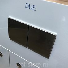 Розетка Bachmann DUE 2х220 черный