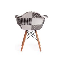 Tetchair Кресло CINDY SOFT (EAMES) (mod. 101), black white (черный белый)