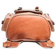 Кожаный рюкзак Релакс светло-коричневый