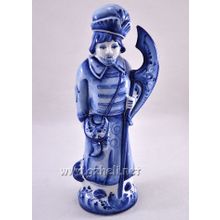 Штоф "Стрелец". Гжельский фарфор. арт. 1599