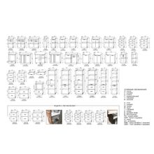 Кухня Тито прямая с двумя пеналами 3100мм (модульная)