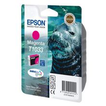 Картридж Epson (C13T10334A10) для Stylus TX550W, Office T40W TX600FW T1100 T30 (980 стр.) пурпурный