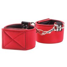 Shots Media BV Чёрно-красные двусторонние наручники Reversible Wrist Cuffs