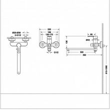 Смеситель для ванны Bravat Stream-D F637163C-LB