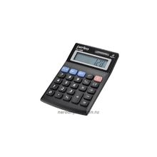 Perfeo калькулятор sdc-128b, карманный, 8-разр., черный