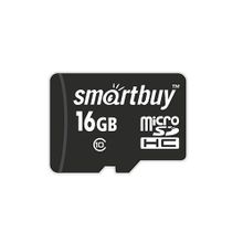SmartBuy Карта памяти SmartBuy microSDHC Class 10 16GB + SD adapter