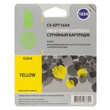 Картридж струйный Cactus CS-EPT1634 желтый для Epson WF-2010 2510 2520 2530 2540 2630 2650 2660 (9.6