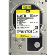 Жёсткий диск   HDD 6 Tb SATA 6Gb s Western Digital Gold    WD6002FRYZ    3.5"  7200rpm 128Mb