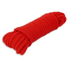 Пикантные штучки Красная веревка для связывания - 10 м. (красный)