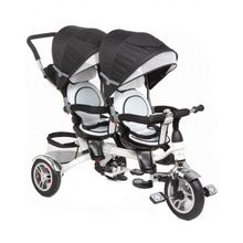 Capella трехколесный для двойни Twin trike 360 Graphite