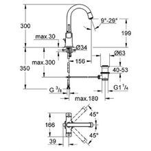 Смеситель Grohe Grandera 21107IG0 для раковины