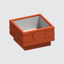 Цветочница Ц-4-к1 (кирпичное напыление)